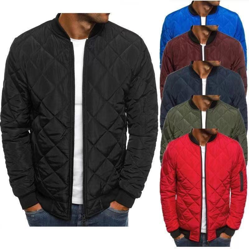Herren Steppjacke mit elastischen Rippbündchen und praktischen Reißverschlusstaschen Drune