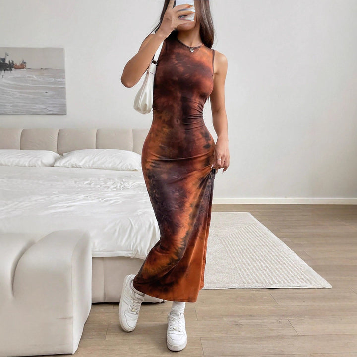 Damen Maxikleid Drune