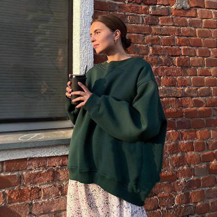Damen oversized Sweatshirt mit lässigem Schnitt Drune