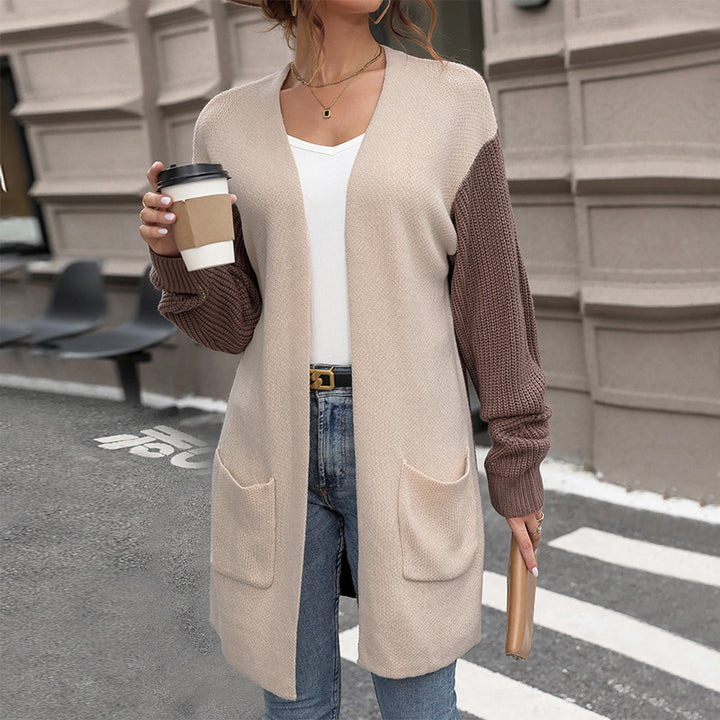 Damen Strickjacke mit lässigem Schnitt und Taschen Drune