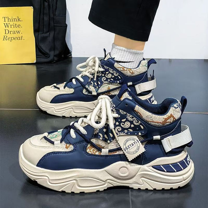 Damen Sportliche Chunky Sneakers mit robustem Design und rutschfester Sohle Drune