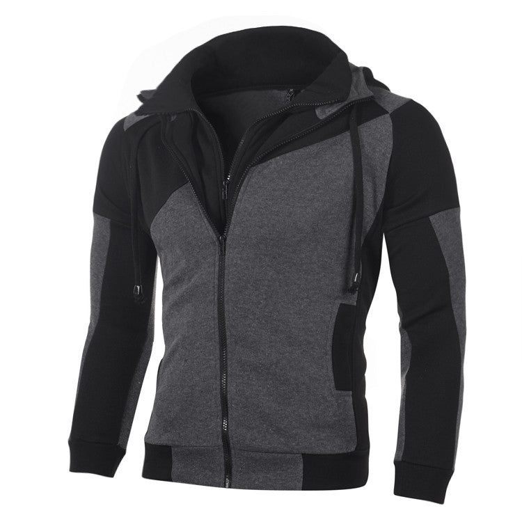 Damen Sportliche Kapuzenjacke mit hohem Kragen und praktischen Reißverschlusstaschen Drune