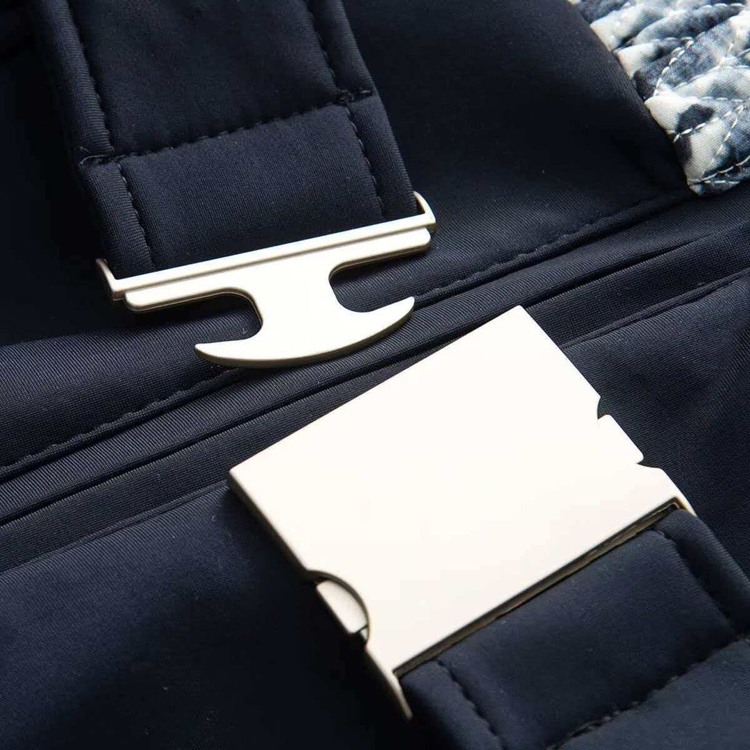 Damen nan kurz geschnittenes Bouclé-Blouson-Set mit Stehkragen, verdecktem Reißverschluss und High-Waist Schlaghose Drune