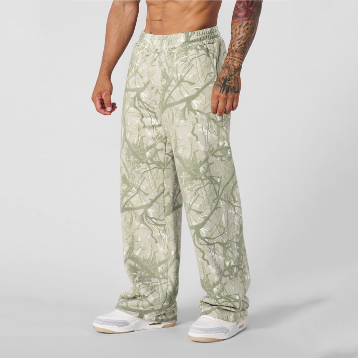 Herren Freizeithose im modernen Camouflage-Design mit elastischem Bund Drune