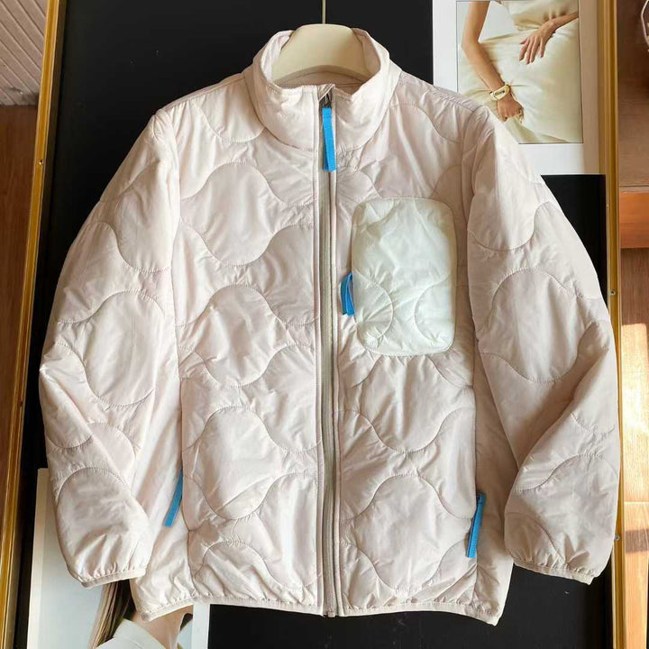 Damen Leichte Steppjacke mit hohem Kragen und praktischen Taschen Drune