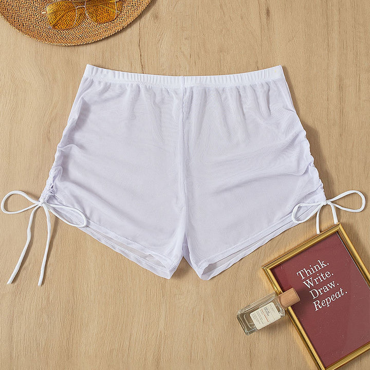 Damen Stylische Badeshorts mit Raffungen Drune