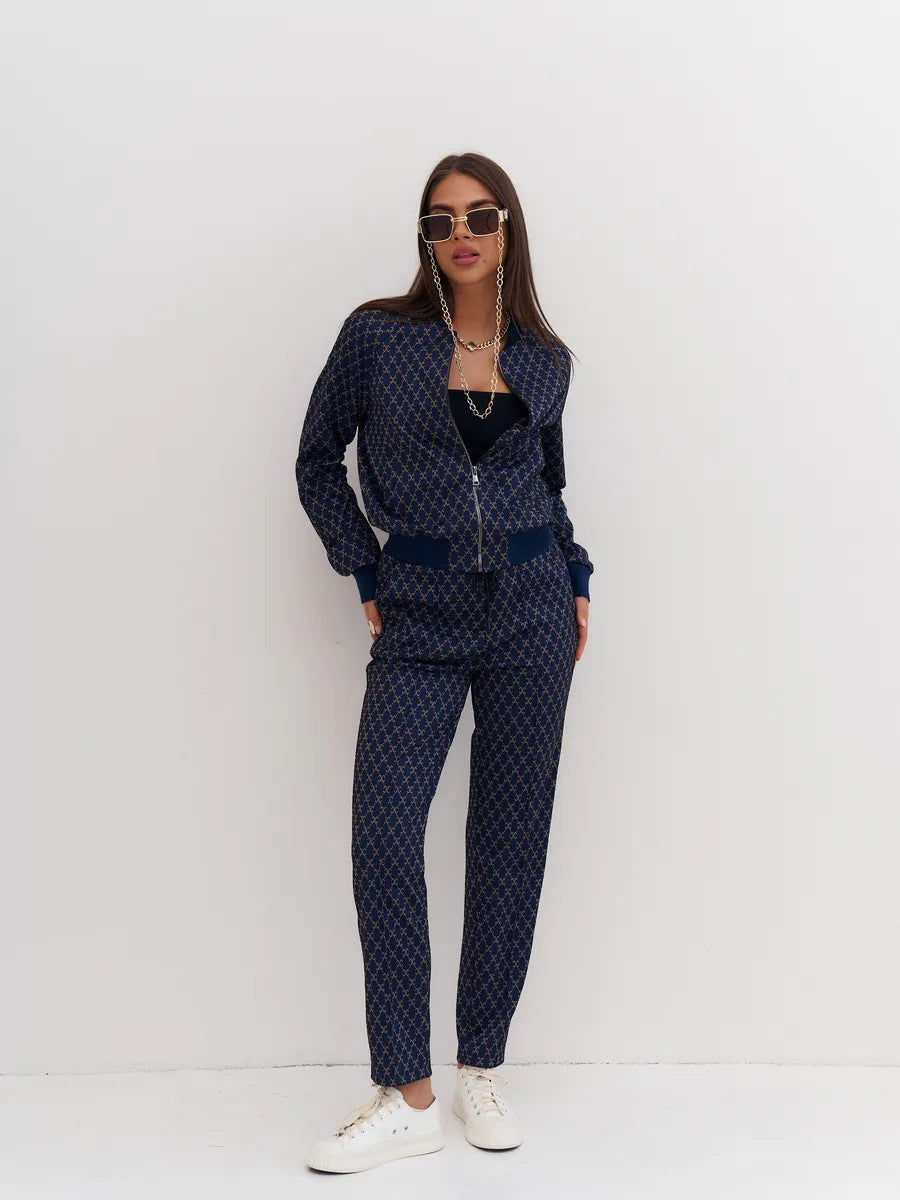 Damen elegantes und komfortables Loungewear-Set Drune