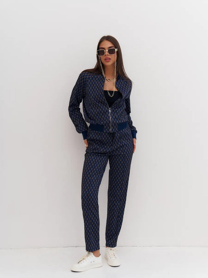 Damen elegantes und komfortables Loungewear-Set Drune
