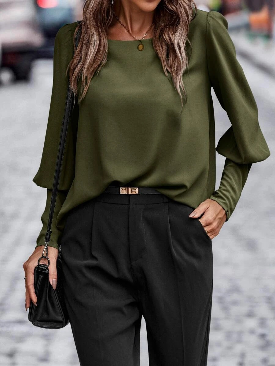 Drune | Bluse mit Puffärmeln für Damen - Elegant und Trendy
