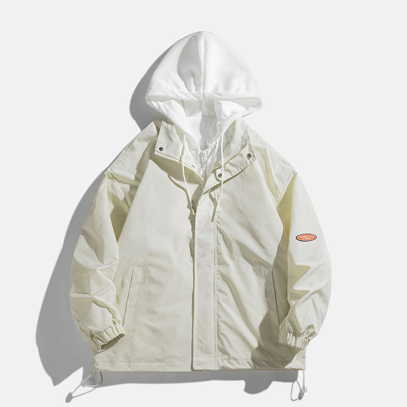 Unisex Übergangsjacke mit Kapuze und atmungsaktivem Innenfutter Drune