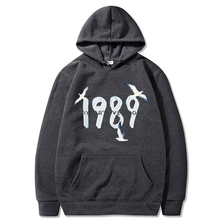 Damen Kapuzenpullover mit kreativem Vogelmotiv und hochwertiger Baumwolle Drune