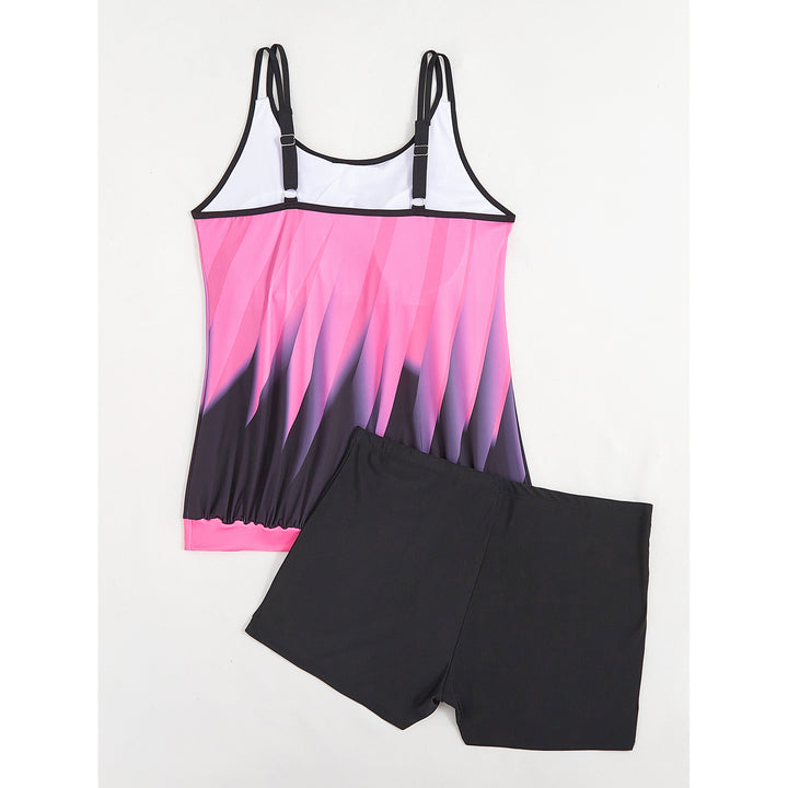 Damen Tankini-Set mit komfortablem Oberteil und kürzeren Shorts Drune