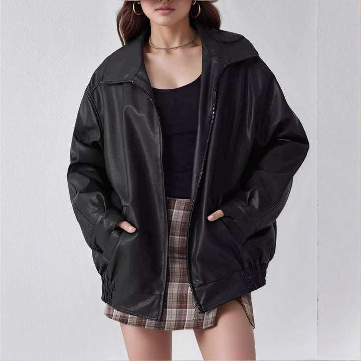 Damen oversized Übergangsjacke mit modernem Schnitt Drune