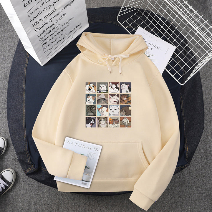 Damen Sweatshirt mit Tier-Motiv Drune