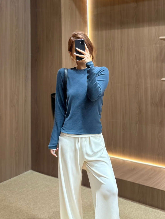 Damen lässiger Langarmshirt Drune