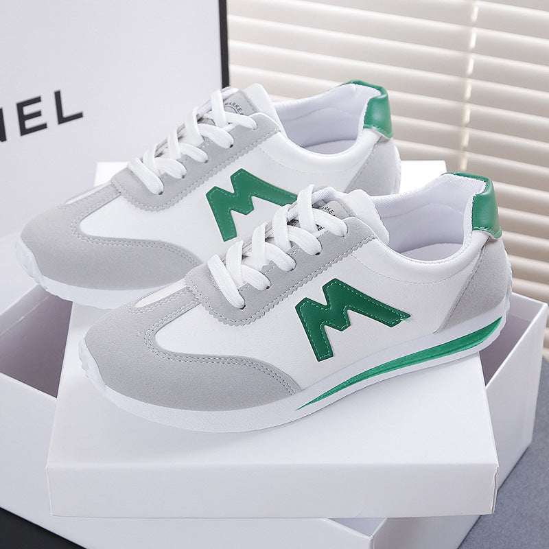Damen  leichte Retro-Sneaker mit gepolstertem Komfortfußbett, atmungsaktivem Obermaterial und profilierter Laufsohle Drune