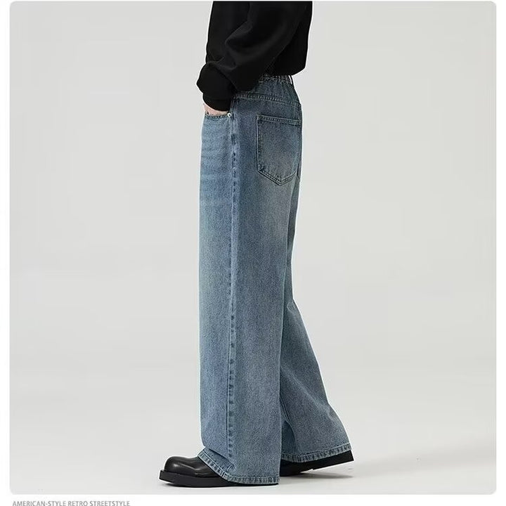 Damen Weite Denim-Jeans Drune