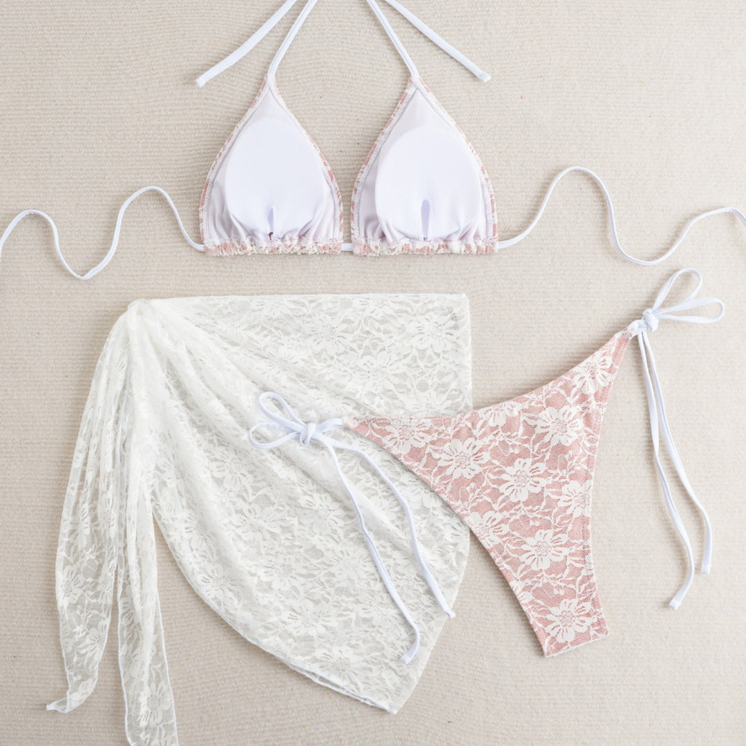 Damen Spitzen-Bikini-Set Drune