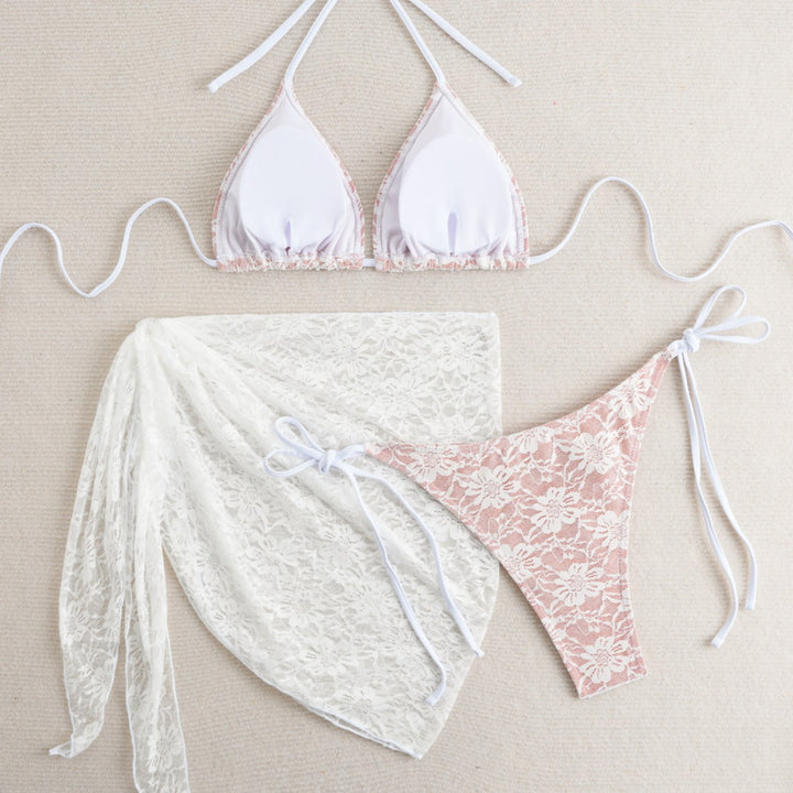 Damen Spitzen-Bikini-Set Drune