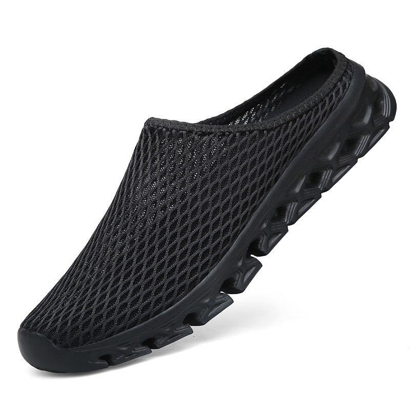 Unisex nan atmungsaktiver Mesh-Muleschuh mit flexibler Wabenlaufsohle und ergonomischem Fußbett Drune