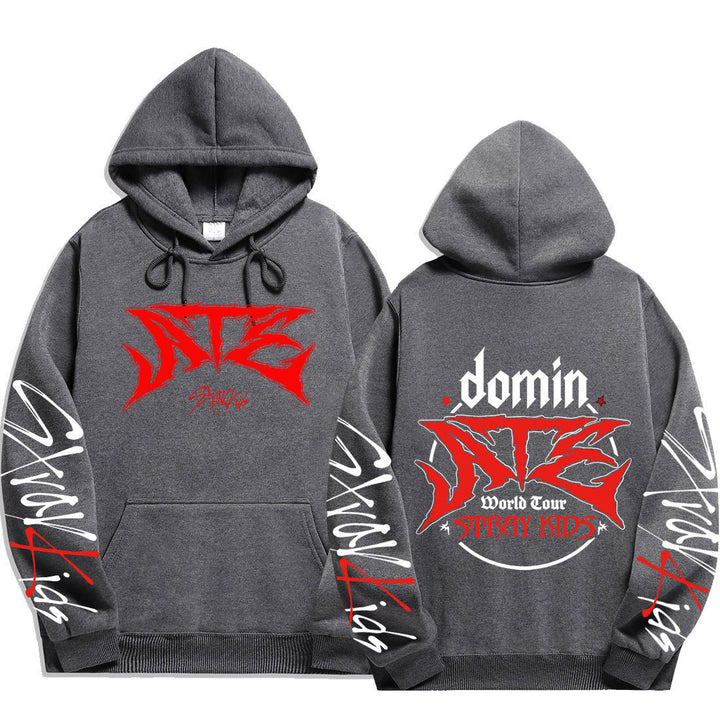 Damen Kapuzenpullover mit auffälligem grafischen Design Drune