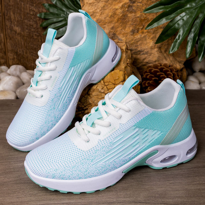 Herren nan leichter Strick-Performance-Sneaker mit sichtbarer Luftkammer-Dämpfung und flexibler Laufsohle Drune