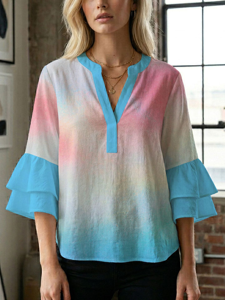 Damen Bluse mit wunderschönen floralem Design Drune