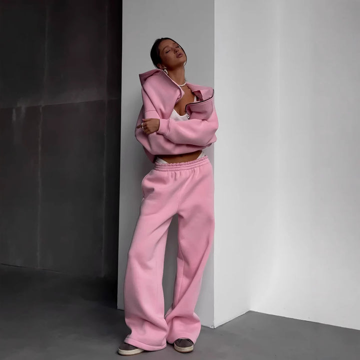 Damen lässige und elegante Kapuzenjacke Drune