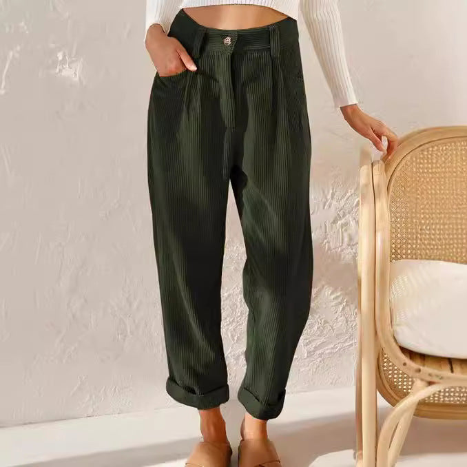 Damen weite Cordhose Drune