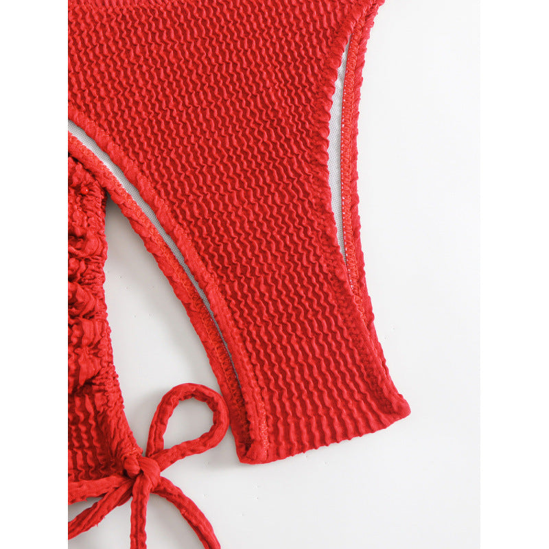 Damen Bikini-Set mit elegantem Wickelrock und modischem Oberteil Drune