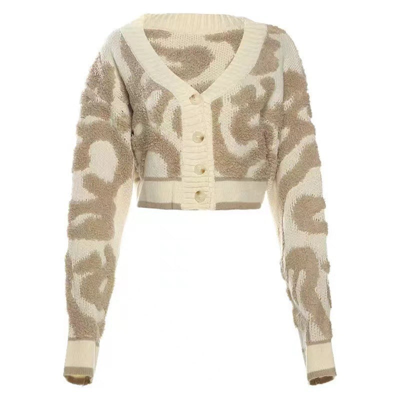 Damen cropped Sweater Drune