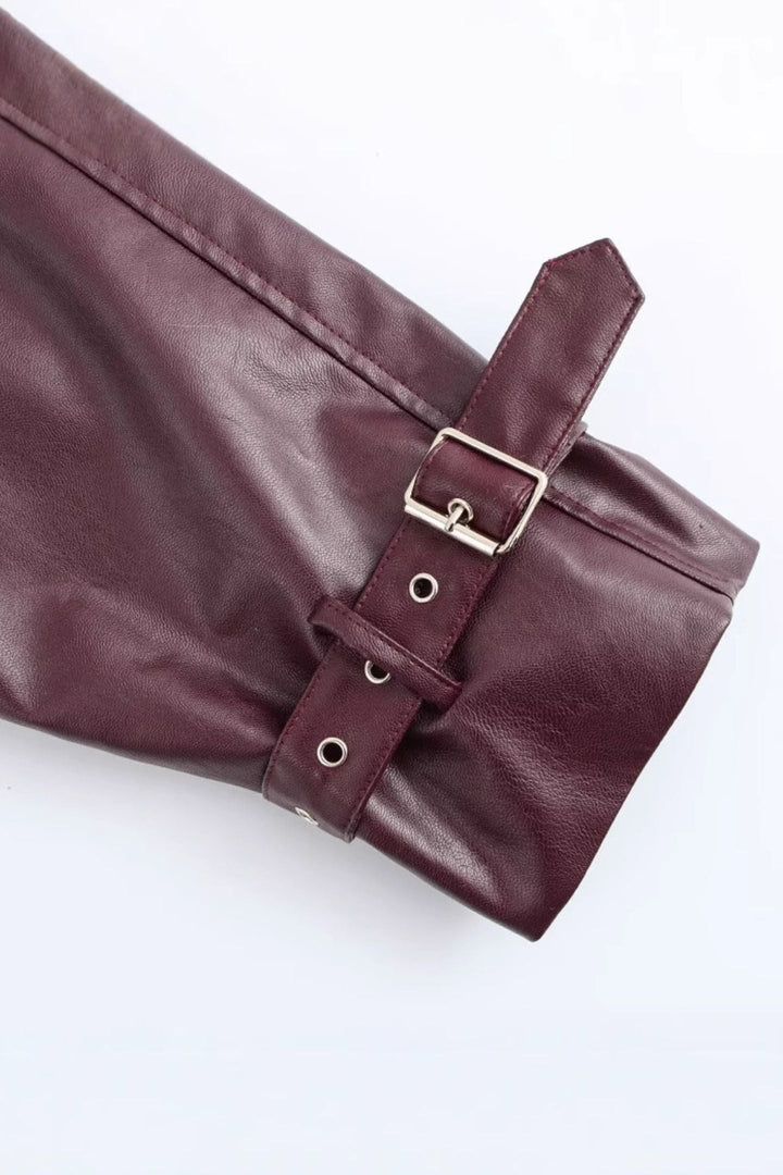 Drune | Kunstleder Bequeme Jacke