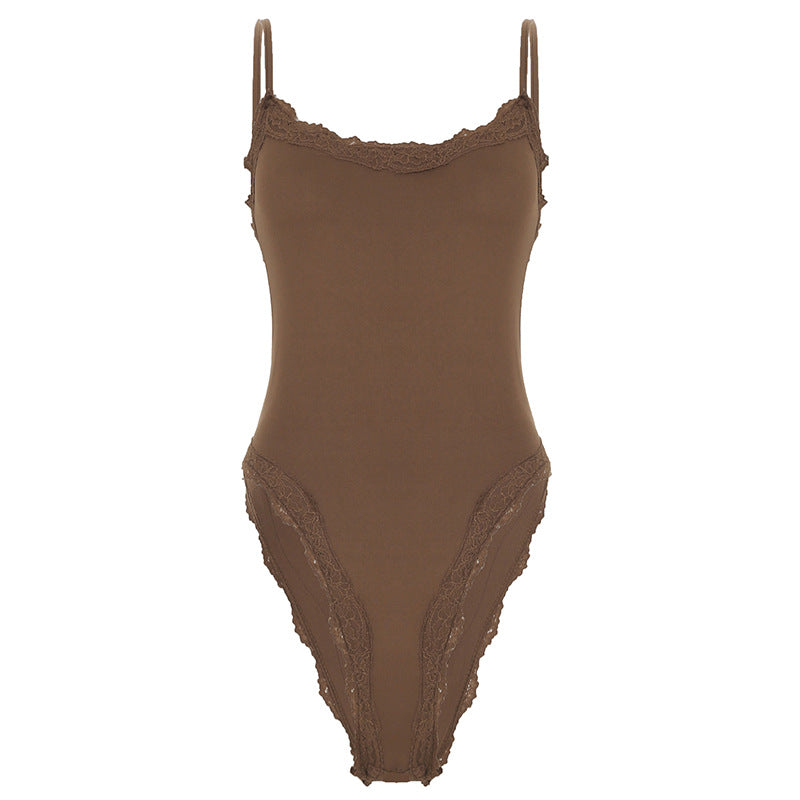 Damen Body mit eleganten Spitzendetails Drune