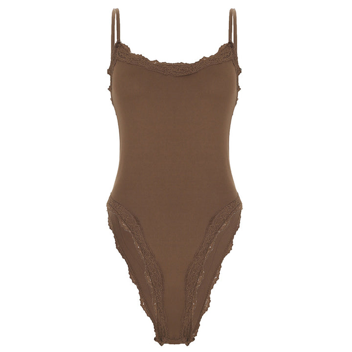 Damen Body mit eleganten Spitzendetails Drune