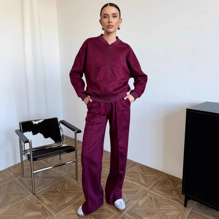 Damen modischer Kapuzenoverall mit elastischem Bund Drune