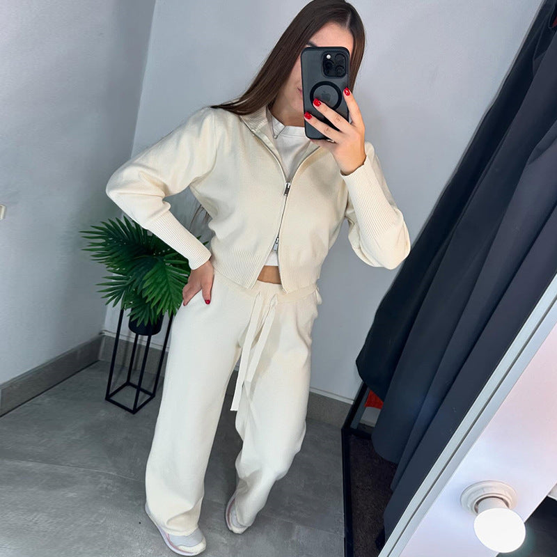 Damen Strick-Loungewear-Set Drune