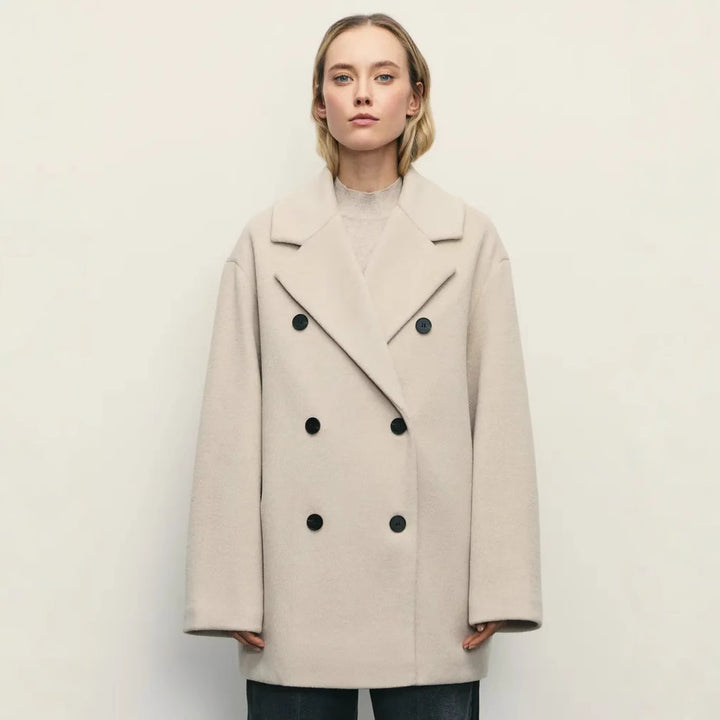Damen Elegante Doppeltüra-Manteljacke Drune