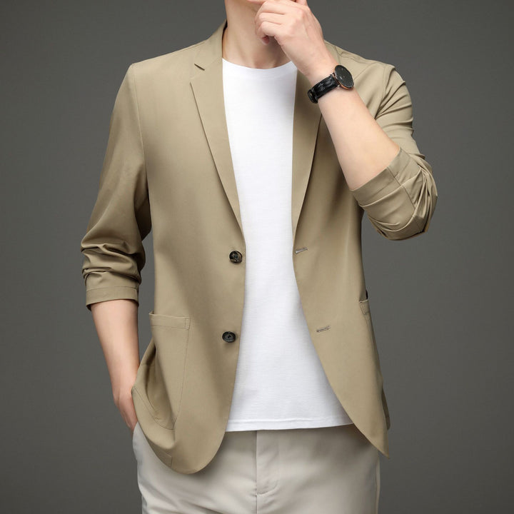 Herren modischer Blazer mit elastischem Material und stilvollen Details Drune