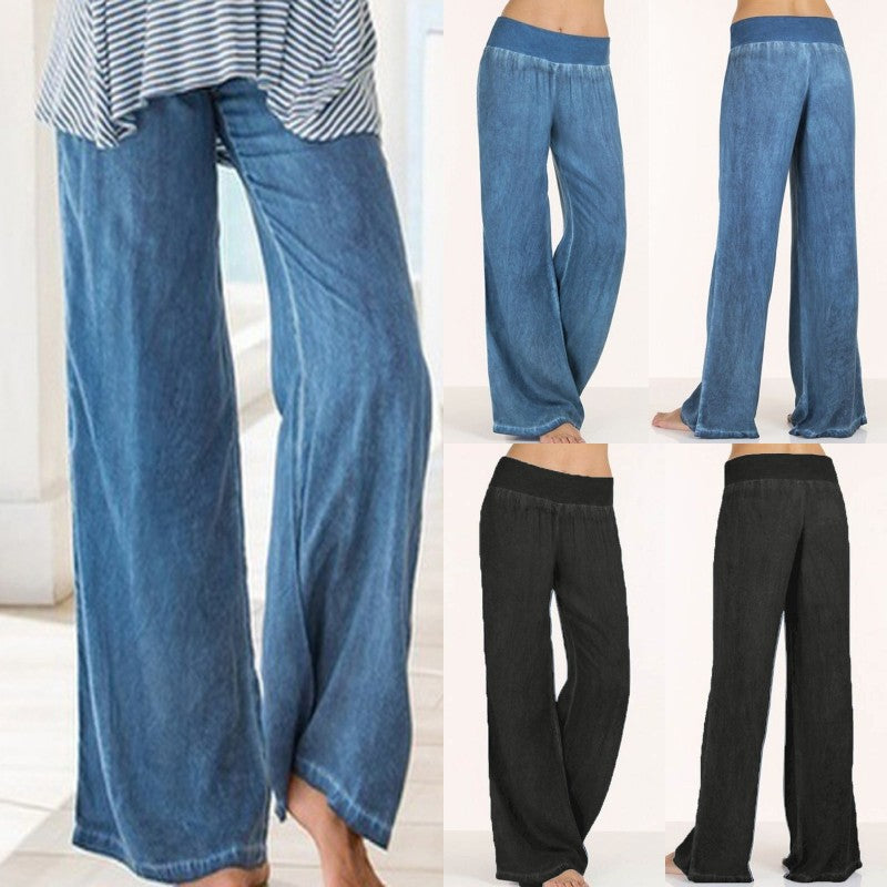 Damen lässige Weite Hose Drune