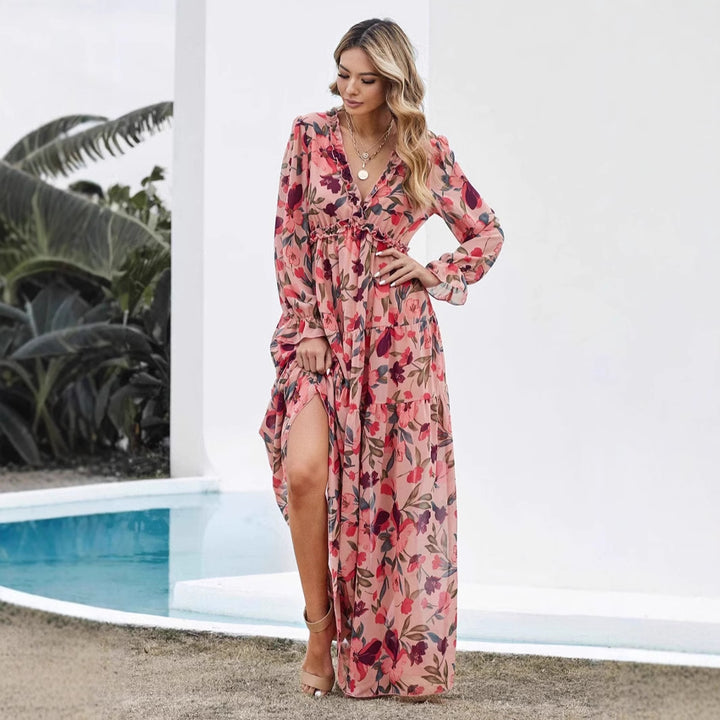 Damen Maxikleid Drune