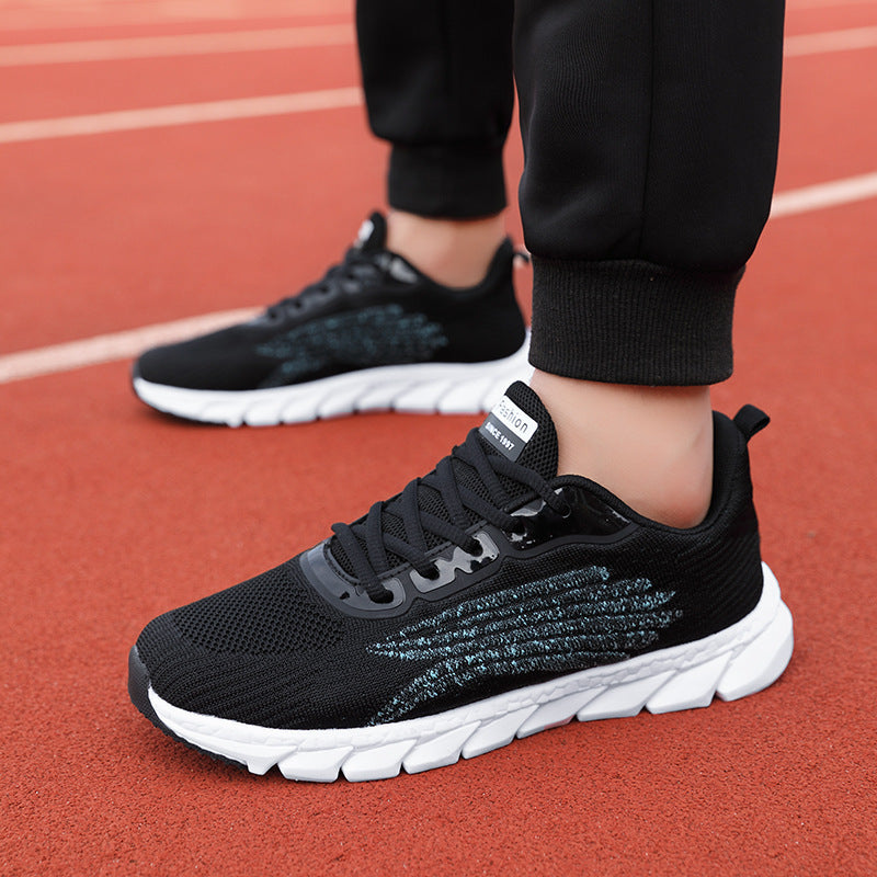 Damen nan atmungsaktive leichte Stricksneaker mit viskoelastischer Komfortsohle Drune