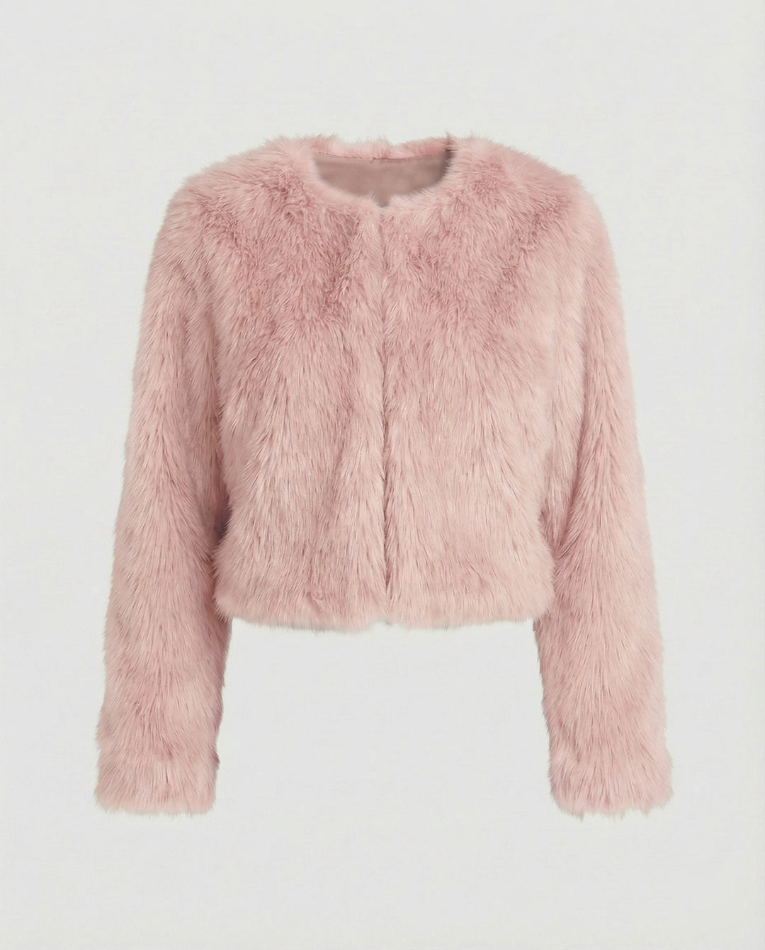 Damen Flauschige Kurzjacke Drune