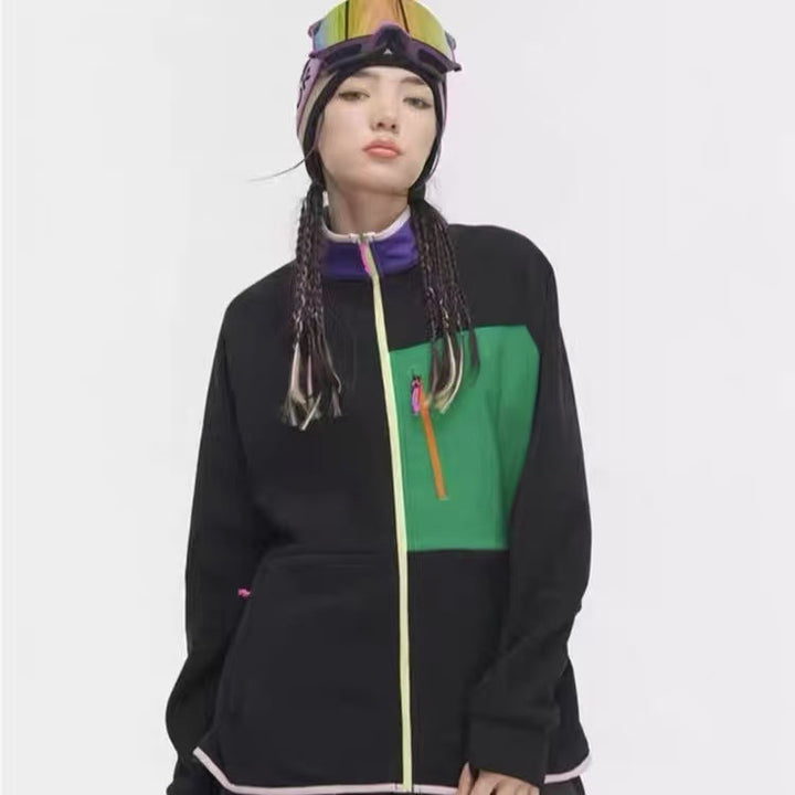 Damen funktionale Outdoor-Jacke mit praktischen Reißverschlusstaschen Drune