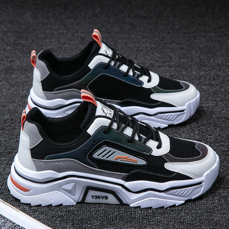 Damen Sportliche Lauf-Sneaker mit stabiler Sohle und atmungsaktiver Netzstruktur Drune