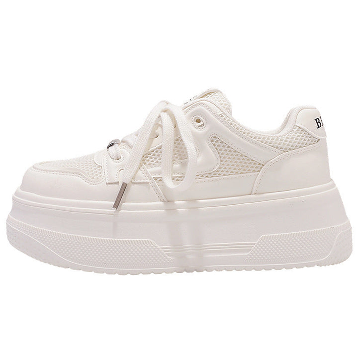 Damen Chunky Sneakers mit atmungsaktivem Mesh-Obermaterial und komfortabler Plateausohle Drune