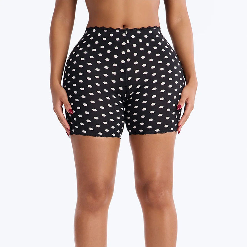 Damen Komfortable Shorts mit einzigartigem Fleckenmuster Drune