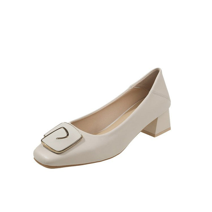 Damen Bequeme Pumps mit stilvollem Schnallen-Detail Drune