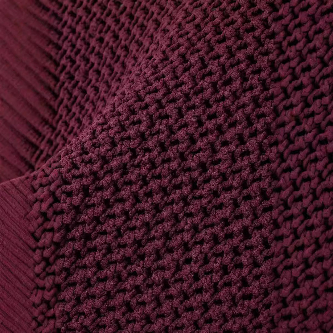 Damen modische Strickjacke mit goldenen Knöpfen und Eingrifftaschen Drune