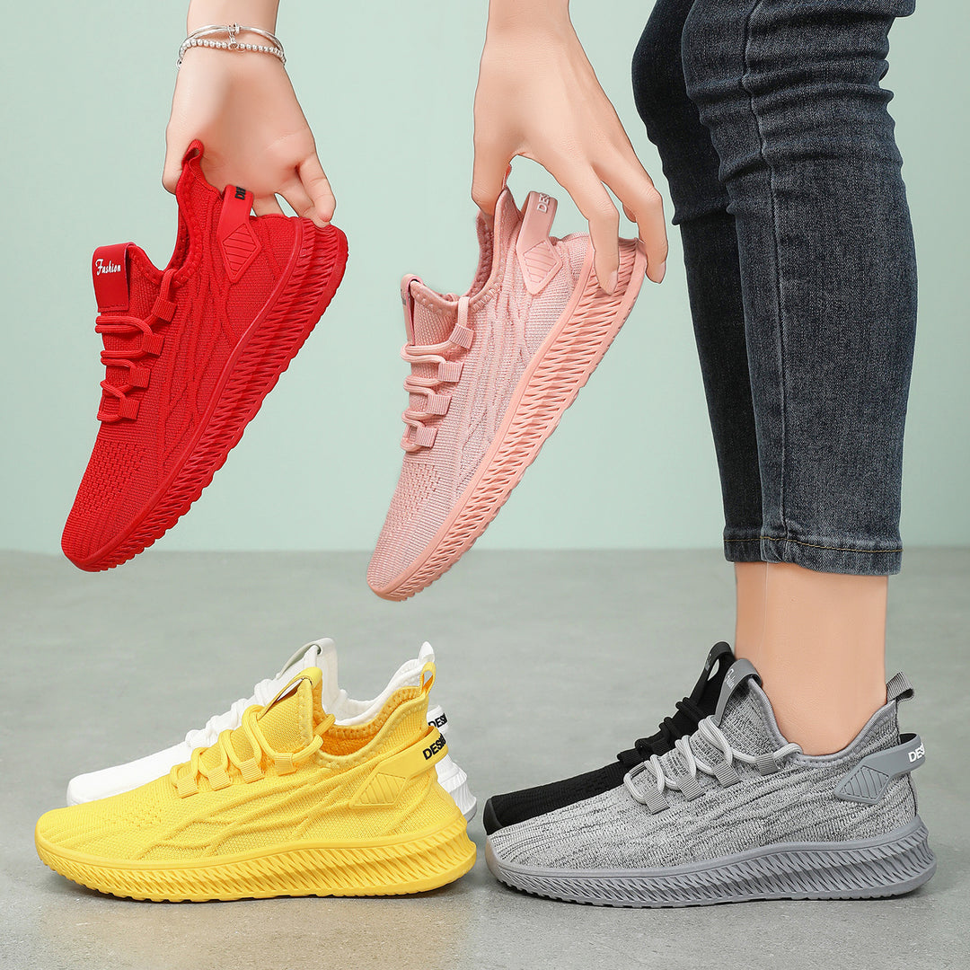 Herren nan gestrickter Slip-On Sneaker mit elastischer Schnürung, sockenähnlichem Schaft und profilierter rutschfester Laufsohle Drune