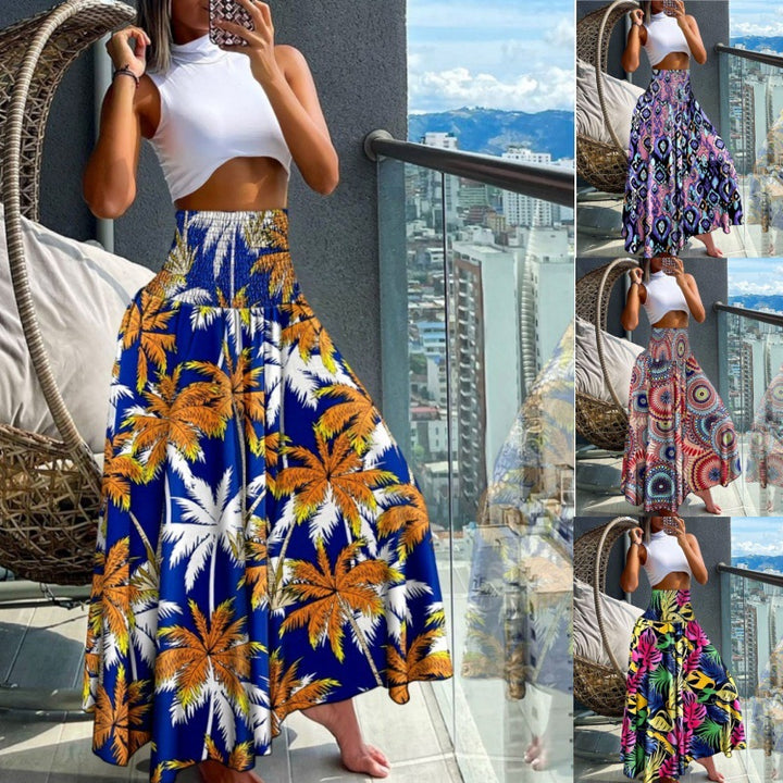Damen Langer Maxirock mit traumhaftem Mandala-Muster Drune